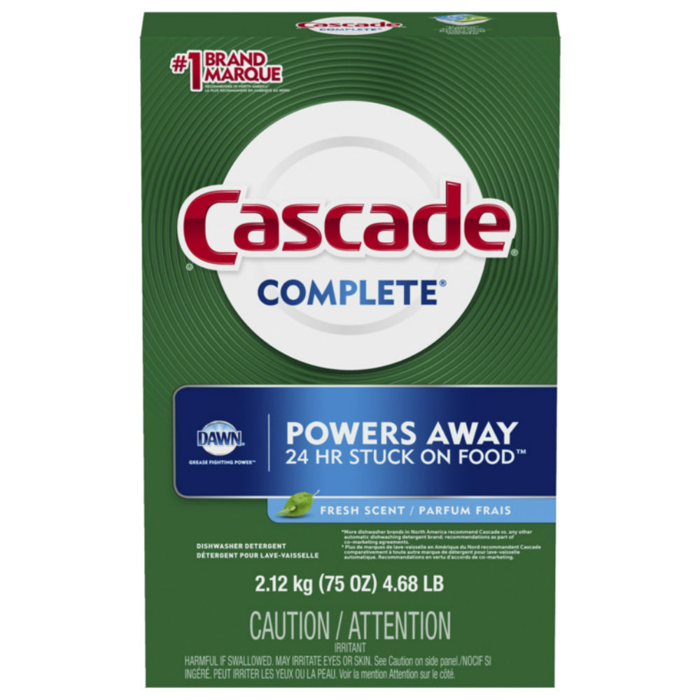 Cascade 33836 Dishwasher Detergent, 75 Oz