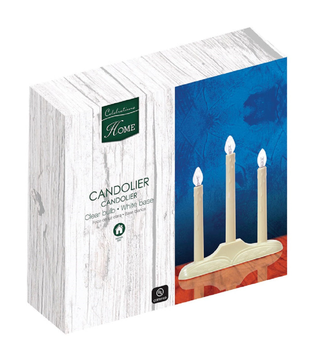 Celebrations 1503-71 Electric Candolier, Clear/Warm White
