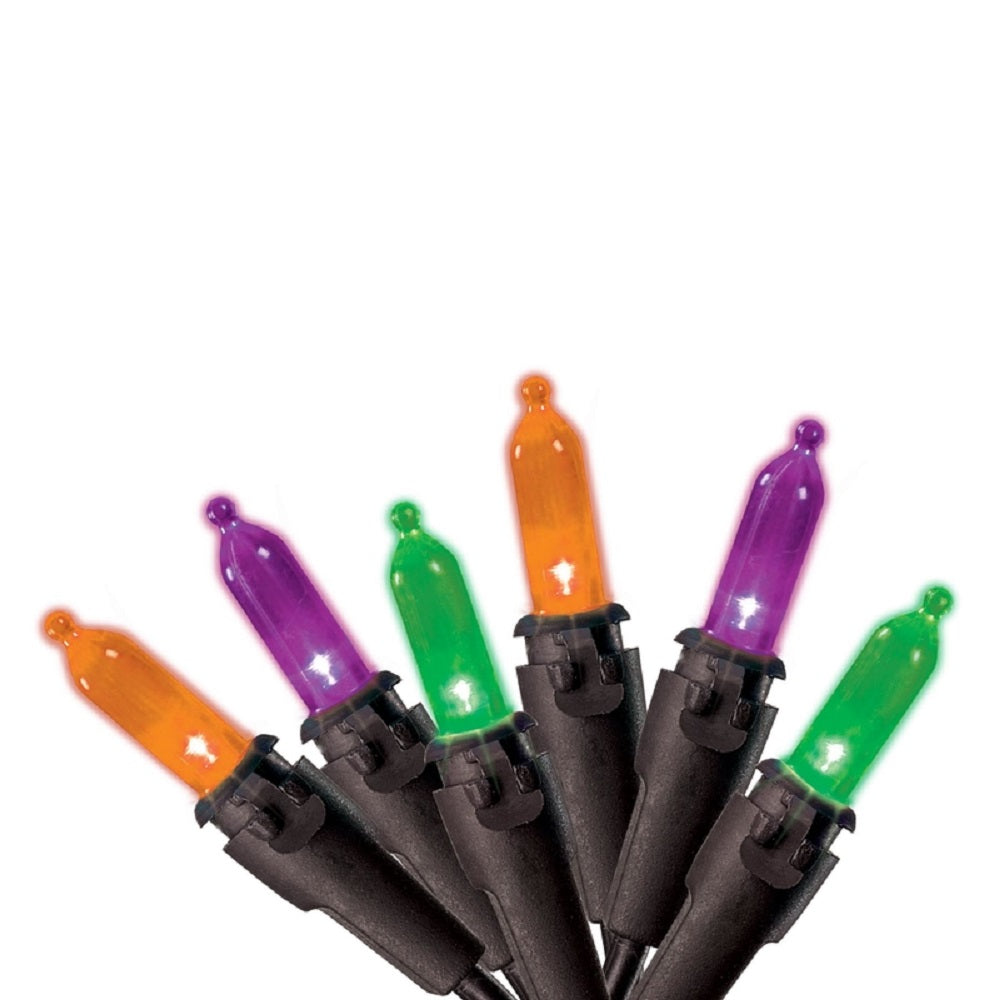 Celebrations 34763-71 Mini LED Halloween Lights, Assorted color, 50 Lights
