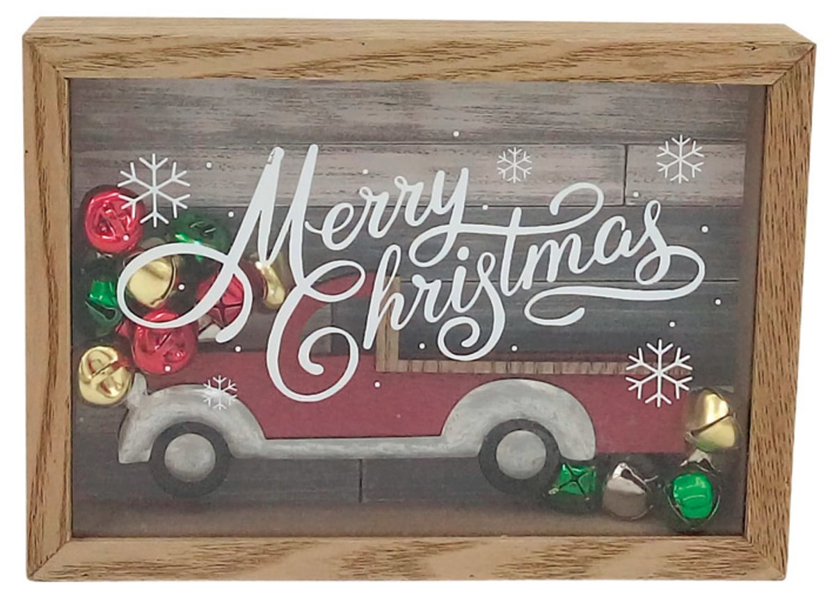 Celebrations AXW80562 Merry Christmas Shadow Box, MDF