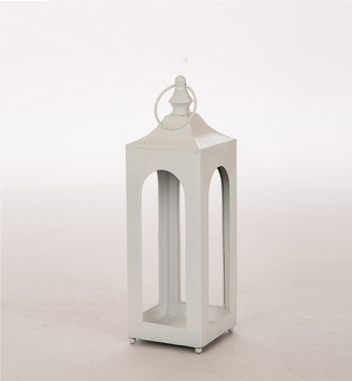 Celebrations JK47886S Christmas Decorative Enamel Lantern, White