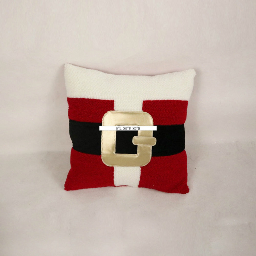 Celebrations JK49053 Santa Belt Pillow, Multicolored, Cotton