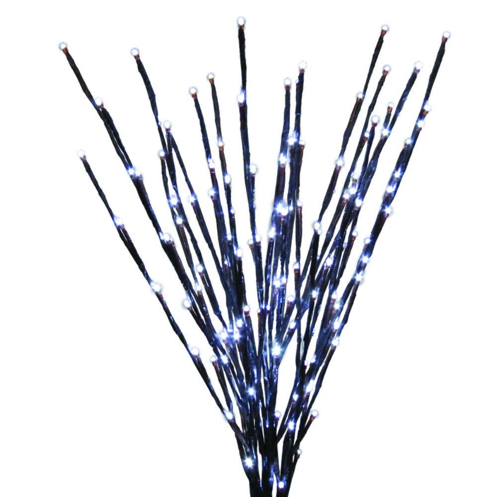 Celebrations LEDLBST100PWTWA Christmas Burst LED Light, /BrownPure White