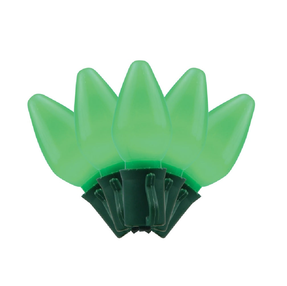 Celebrations LEDR8-C750SCGRA Platinum Christmas LED Light Set, Green