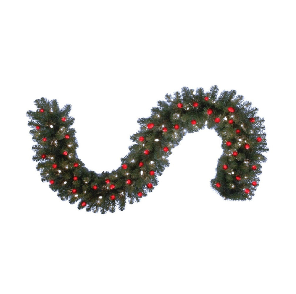 Celebrations MPGARL-9WAC6CCA Platinum Pine Christmas Garland, 9' L