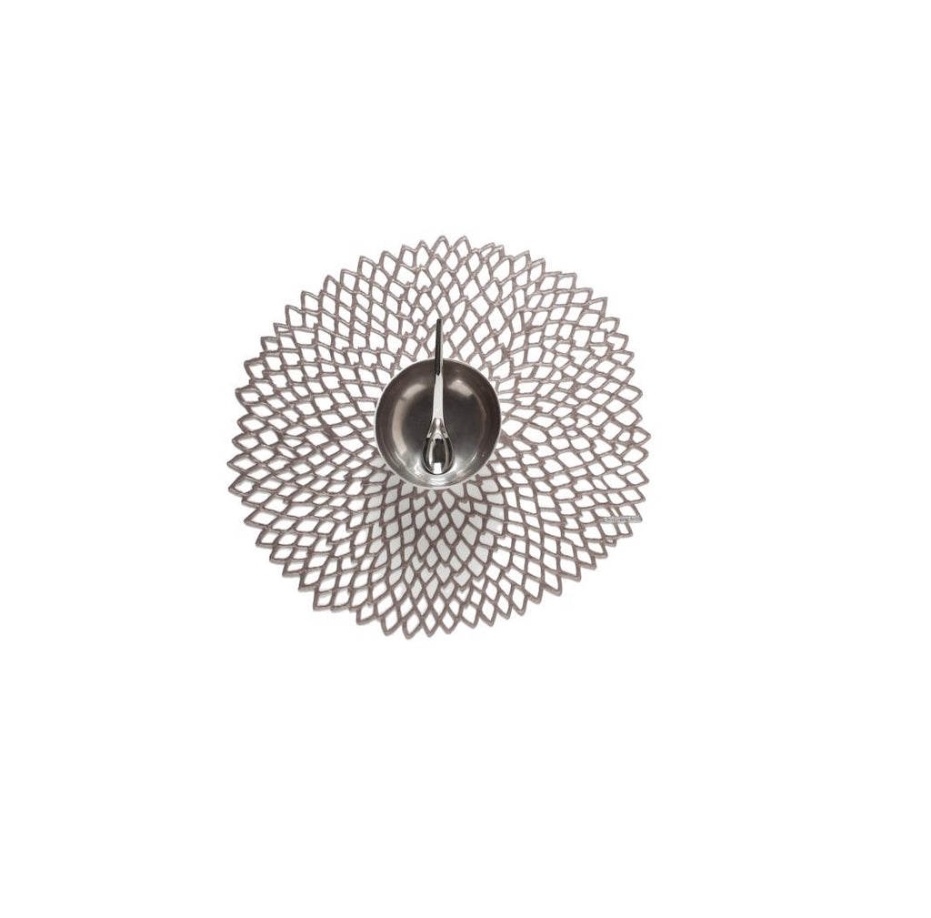 Chilewich 100142002 TerraStrand Placemats, Vinyl, Gunmetal — LIfe and Home