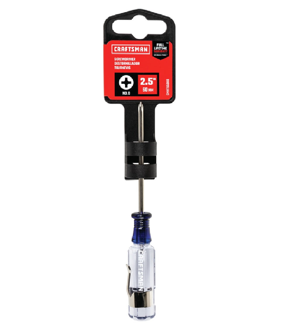 Craftsman CMHT65000 Phillips Screwdriver, Clear