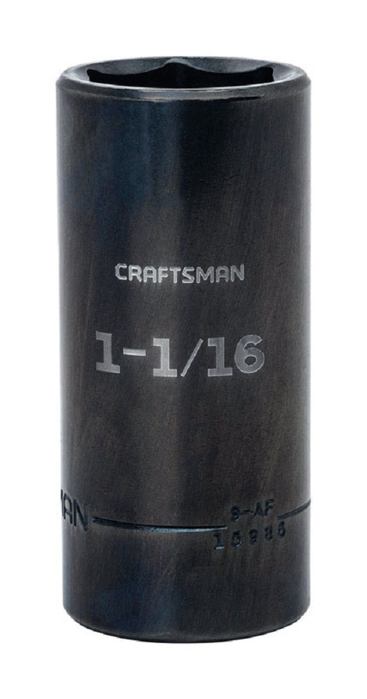 Craftsman CMMT15985 Deep Impact Socket, SAE, Alloy Steel