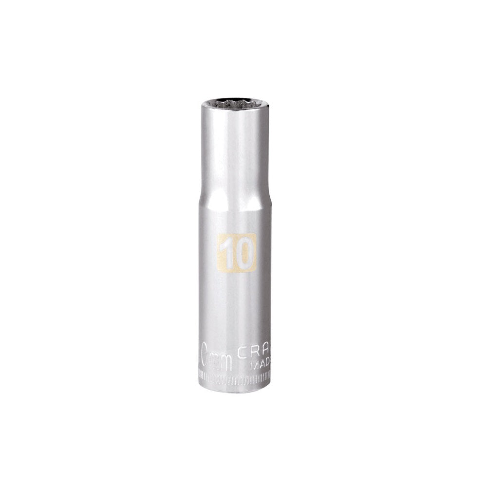 Craftsman CMMT44414 SAE 12 Point Deep Socket, 10 MM x 3/8 Inch