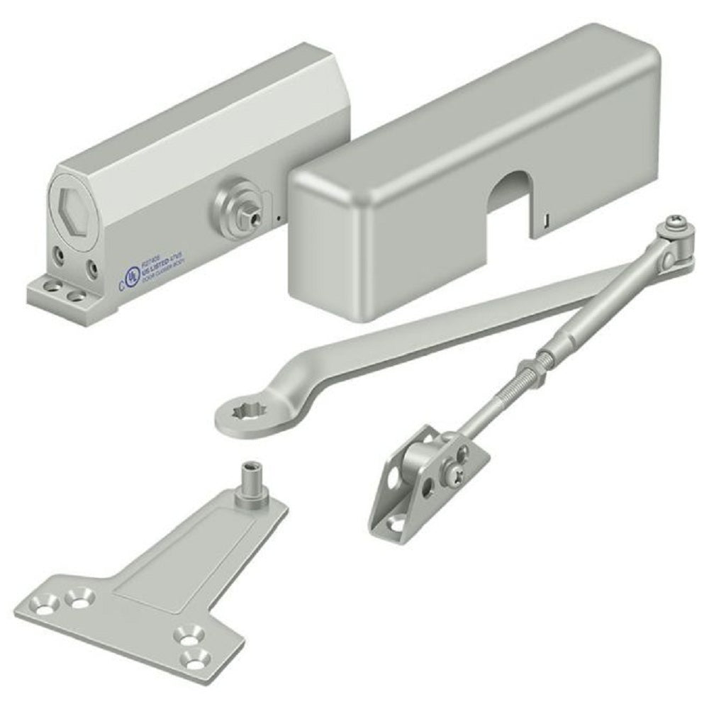 Deltana DC703BC-AL Door Closer, Aluminum