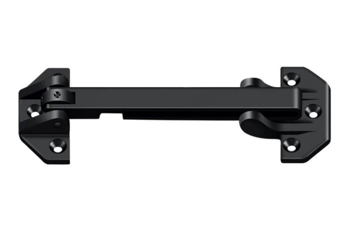 Deltana DGSB675U19 Door Guard, Black, 6-3/4"
