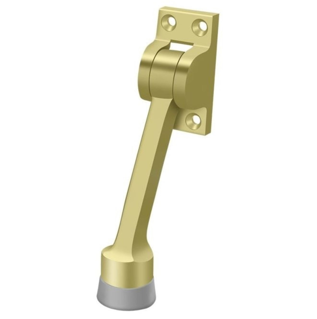 Deltana DHK4U3 Kickdown Holder, Bright Brass, 4"
