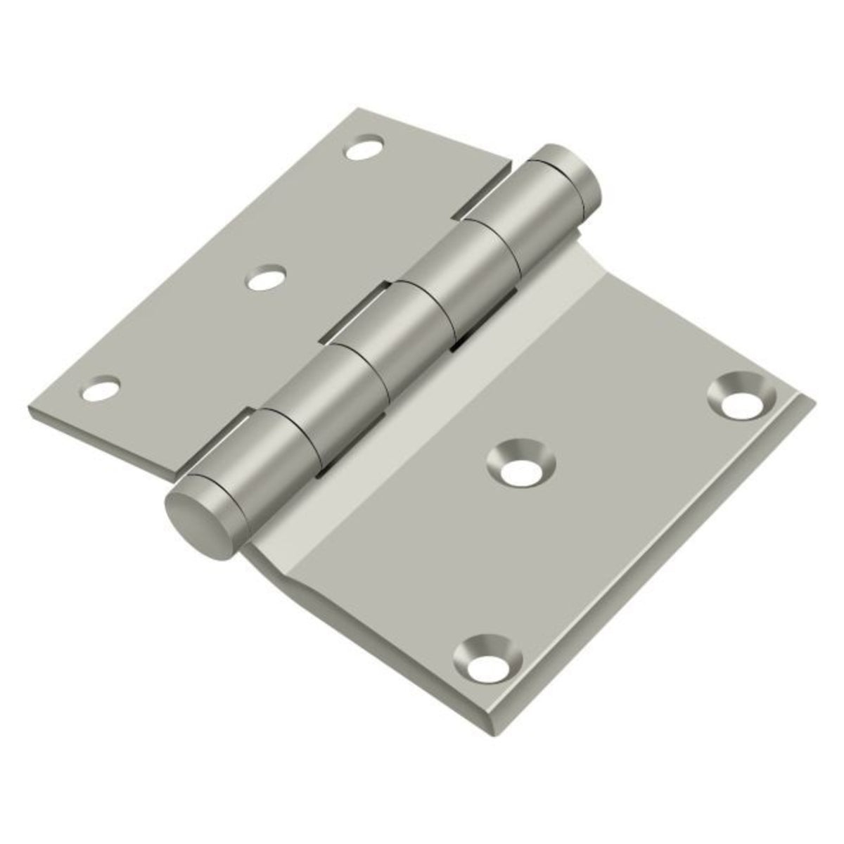 Deltana DHS3035U15 Half Surface Hinge, Satin Nickel, 3" x 3-1/2"