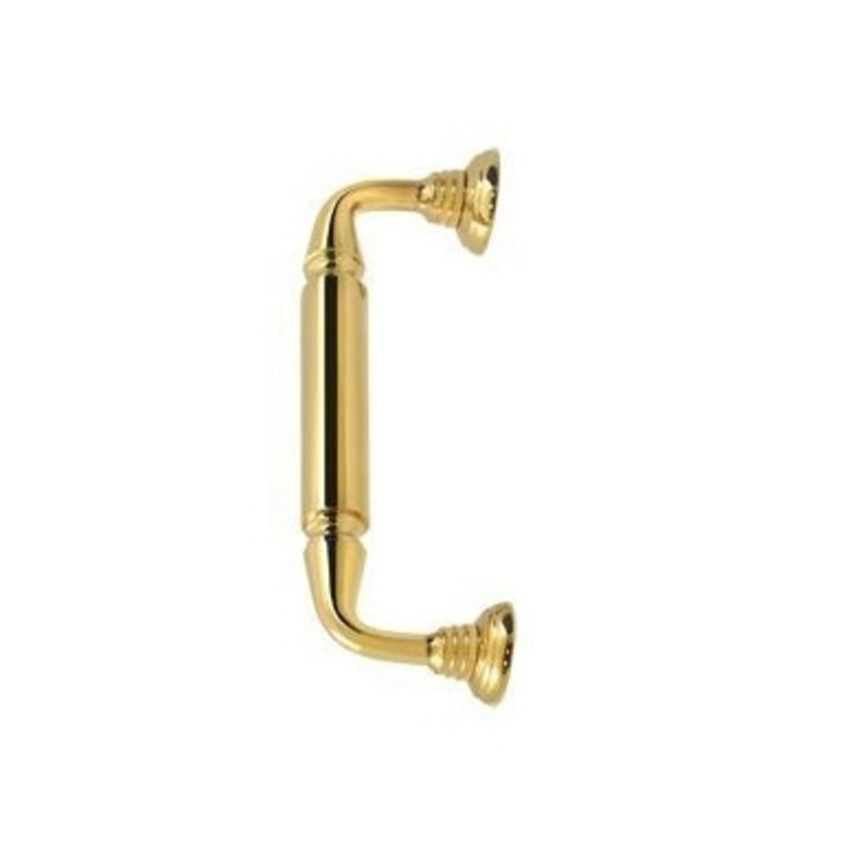 Deltana DP2578CR003 Door Pull with Rosette, 10", Lifetime Brass
