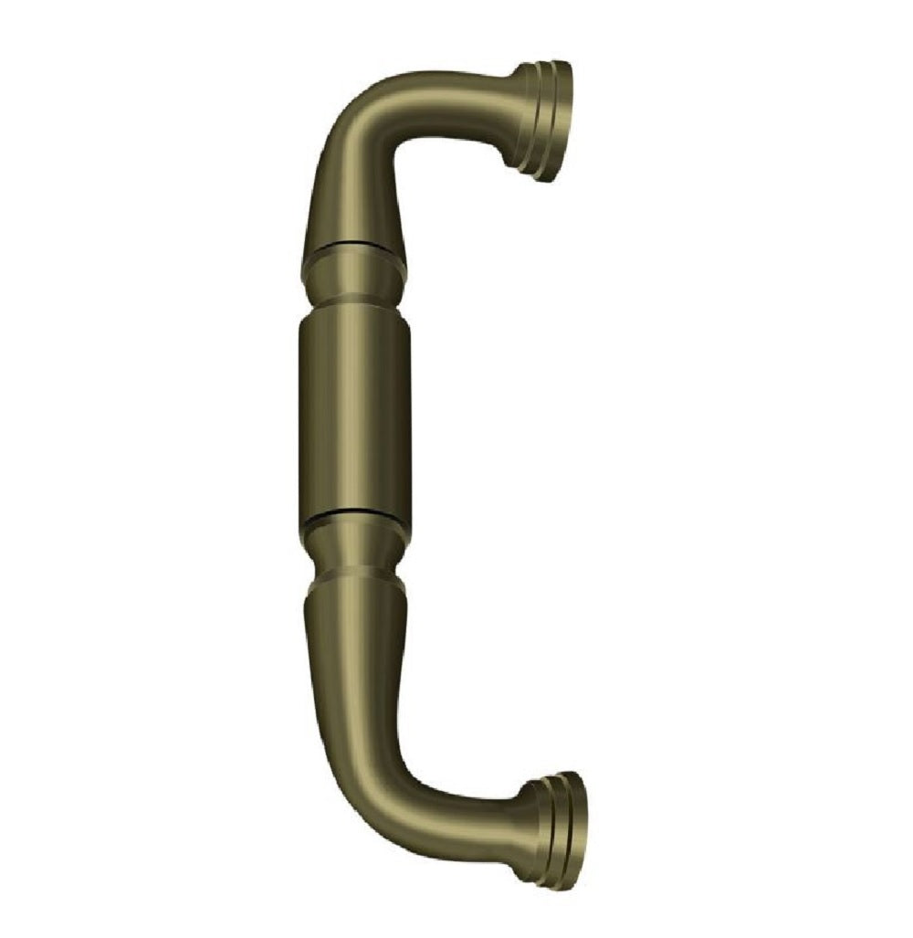 Deltana DP675U5 Door Pull, Antique Brass, 6"