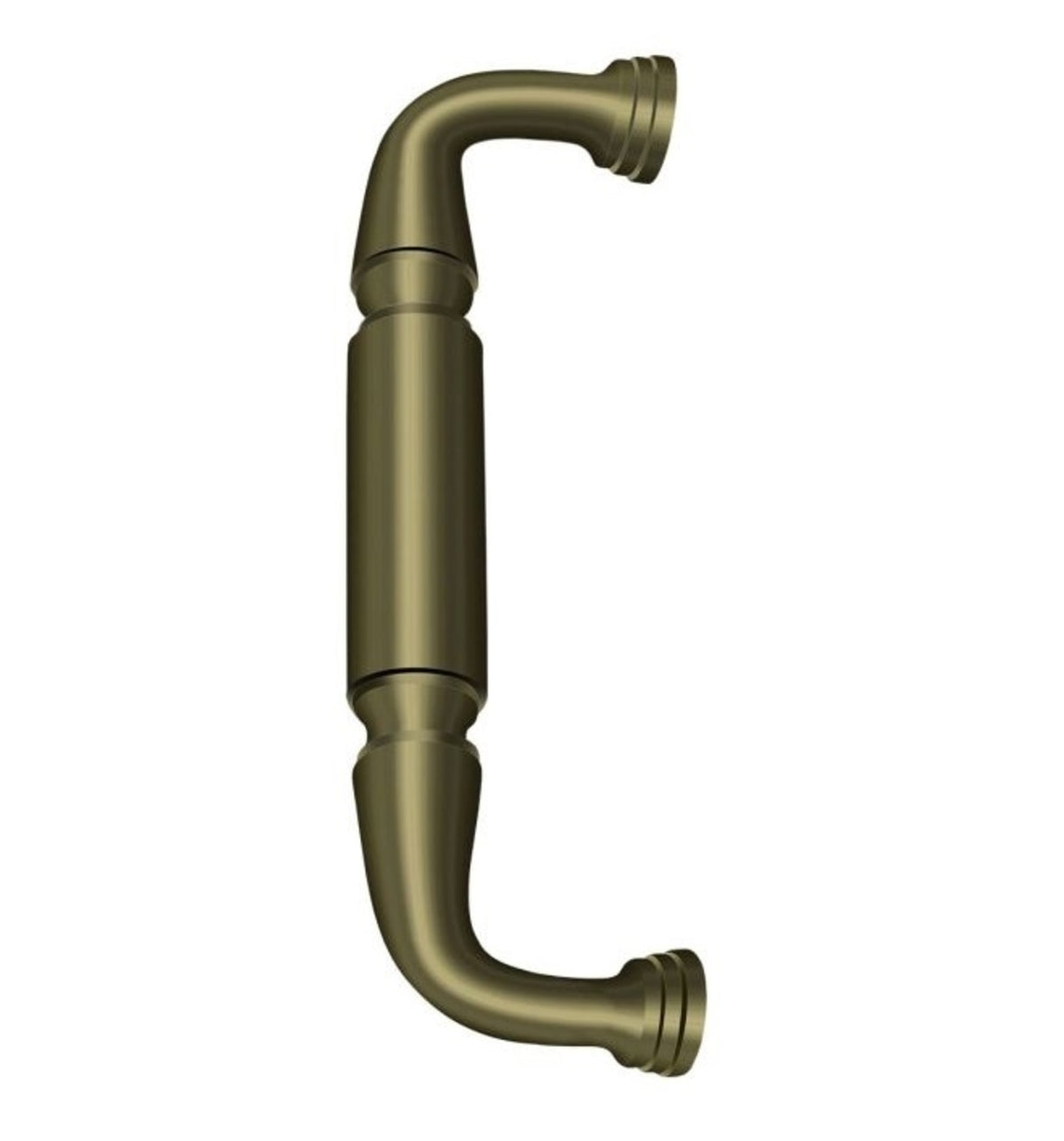 Deltana DP2574U5 Door Pull without Rosette, 8", Antique Brass