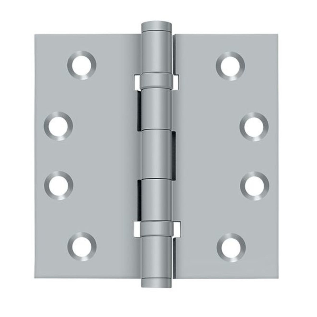 Deltana DSB4B26D Ball Bearings Square Hinge, Satin Chrome