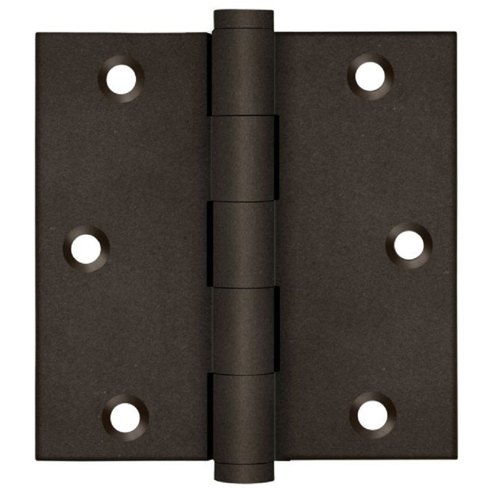 Deltana DSB3510BD Square Hinge, Bronze Dark, 3-1/2" x 3-1/2"