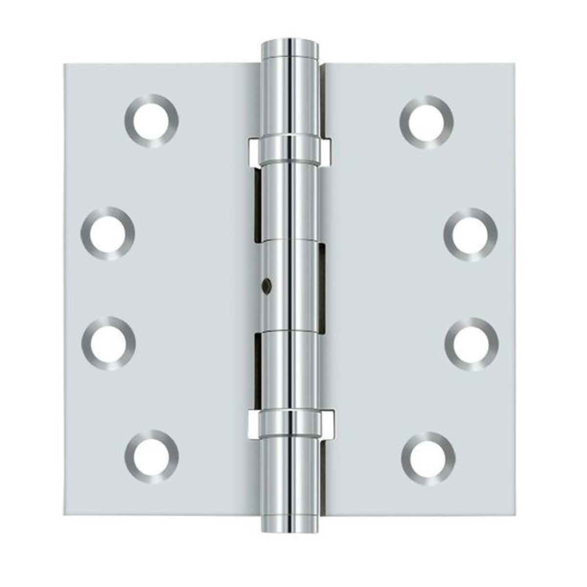 Deltana DSB4NB26 Ball Bearings Square Hinge, Bright Chrome