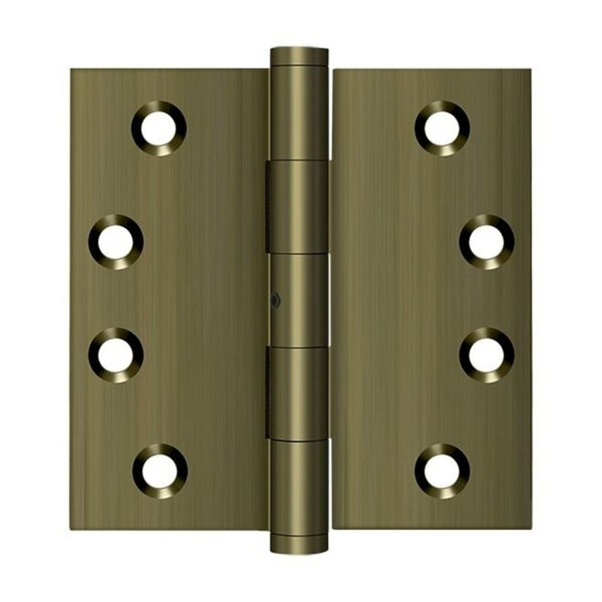 Deltana DSB4N5 Square Hinge, Antique Brass