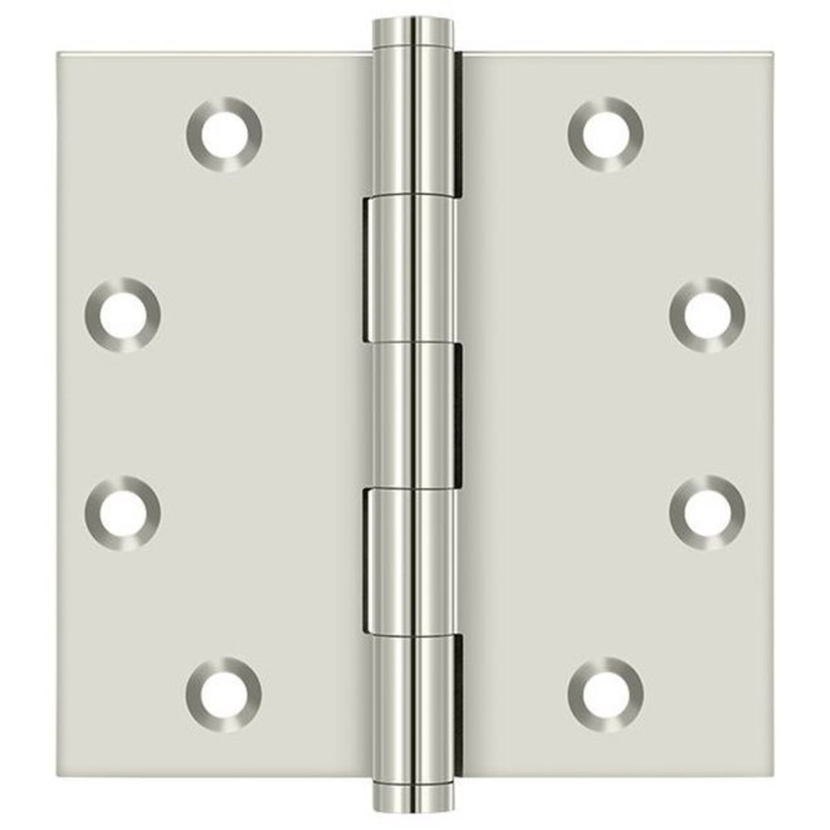 Deltana DSB4514 Square Hinge, Bright Nickel