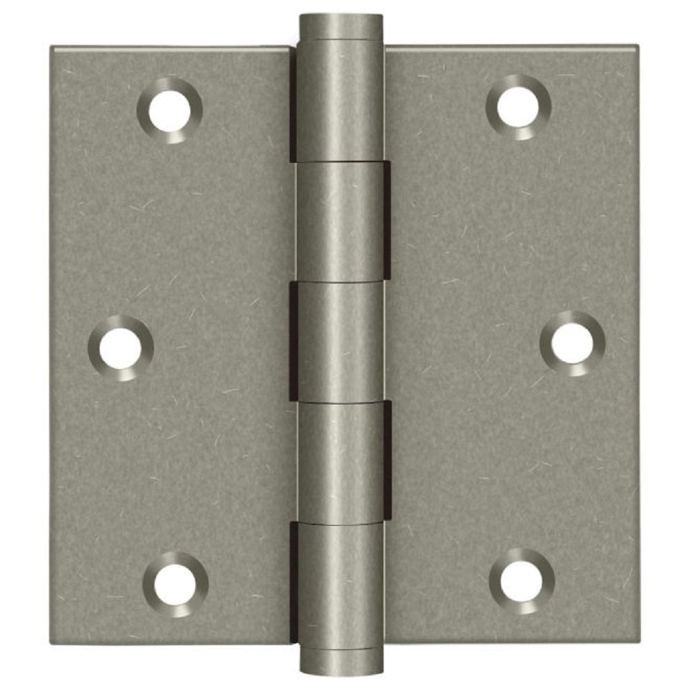 Deltana DSB3510WL Square Hinge, White Bronze Light, 3-1/2" x 3-1/2"