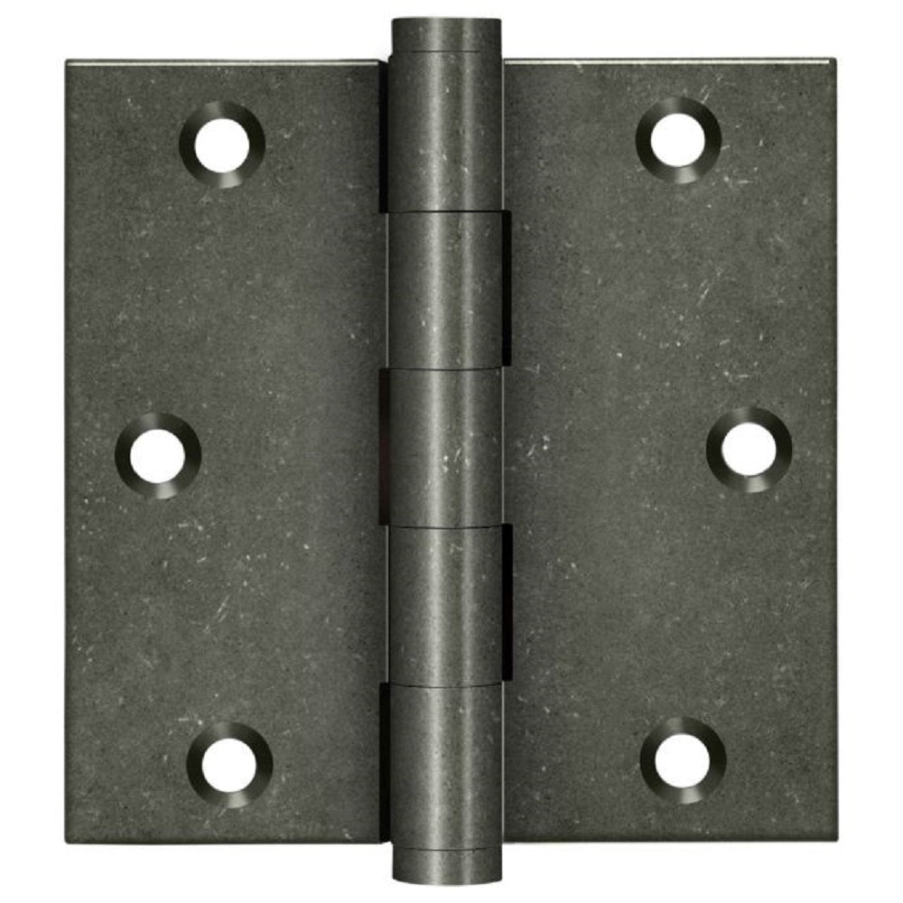 Deltana DSB3510WM Square Hinge, White Bronze Medium, 3-1/2" x 3-1/2"