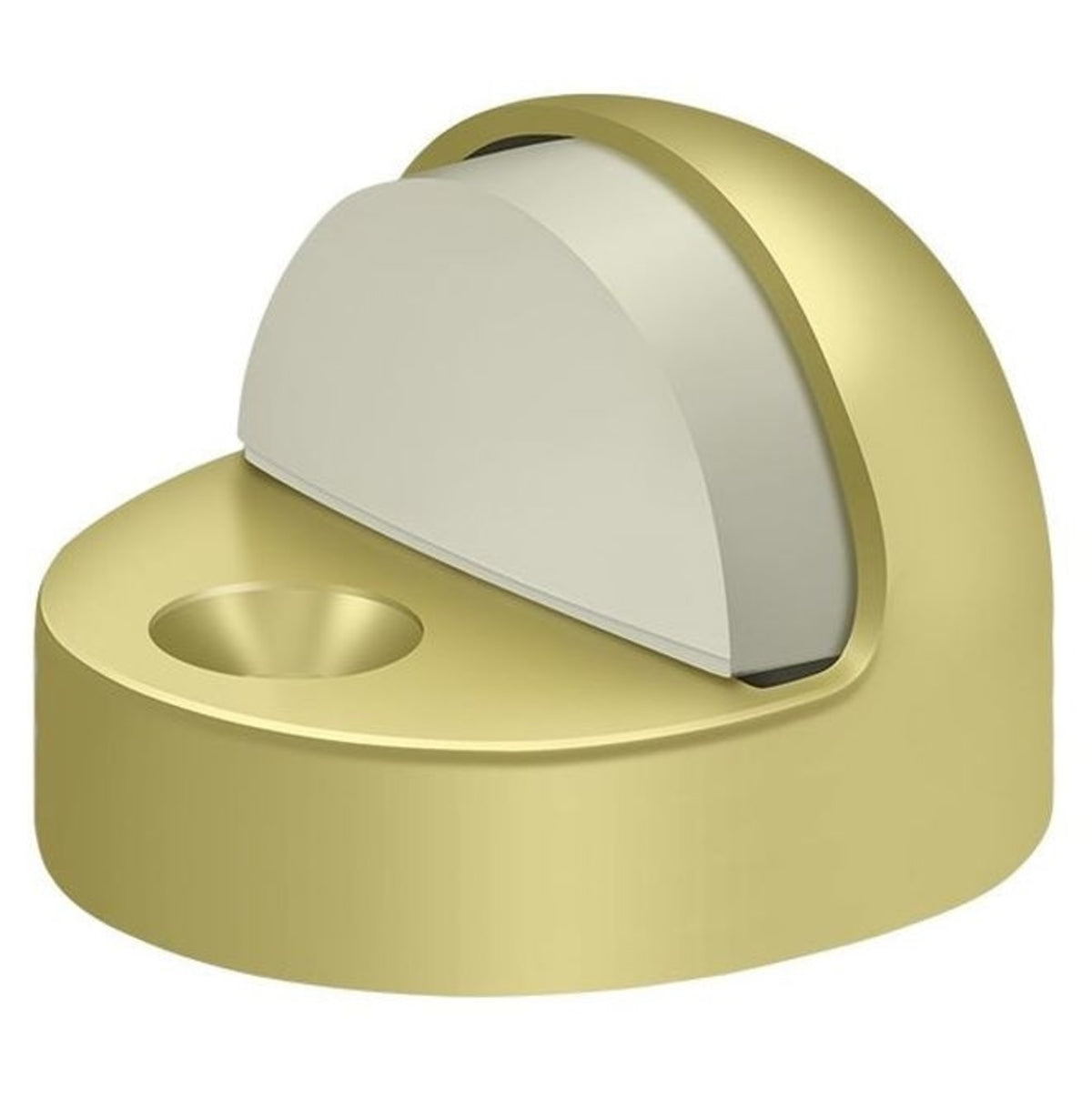 Deltana DSHP916U3 High Profile Dome Door Stop, Bright Brass