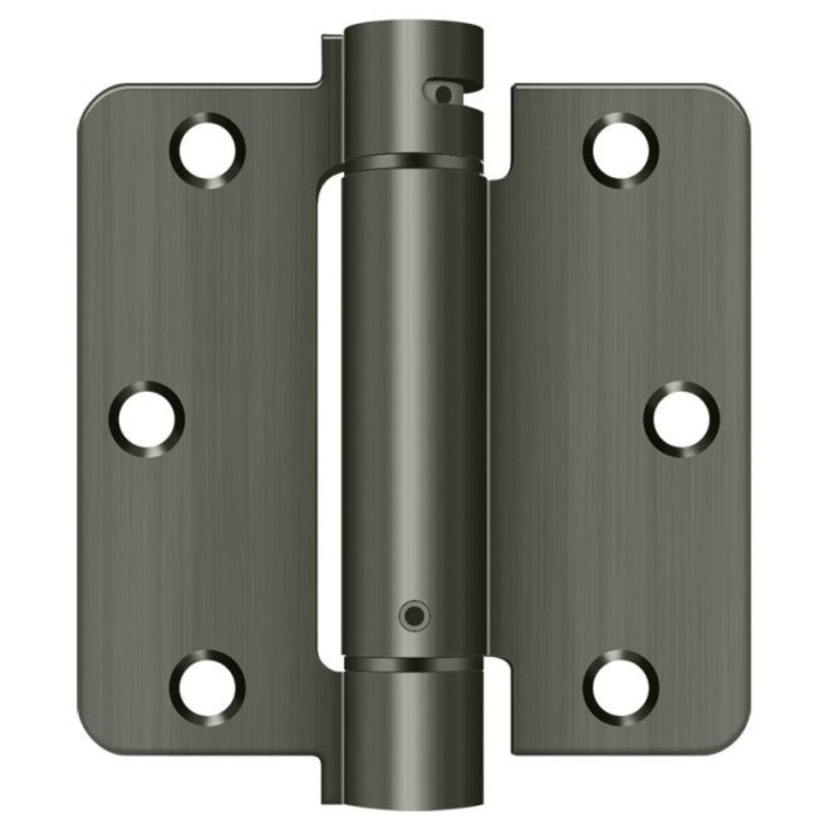 Deltana DSH35R415A Spring Hinge, Antique Nickel