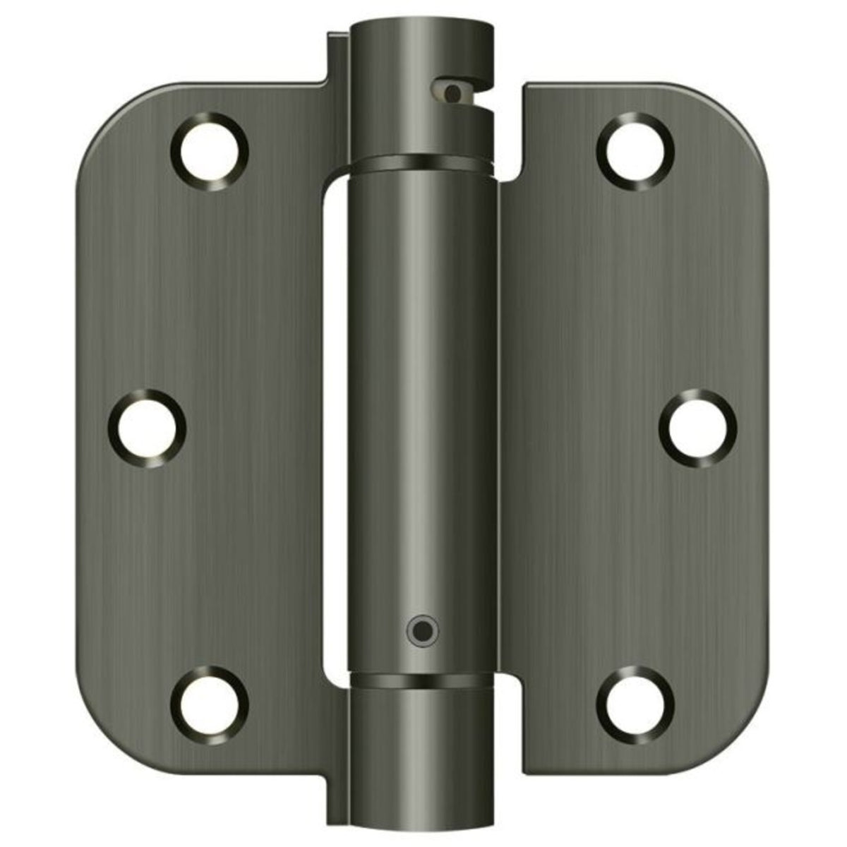 Deltana DSH35R515A Spring Hinge, Antique Nickel