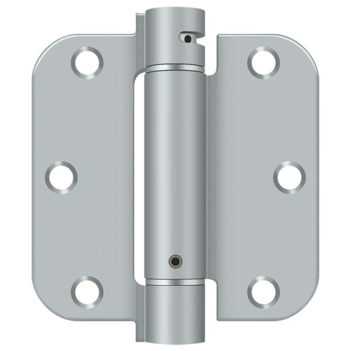 Deltana DSH35R526D Spring Hinge, Satin Chrome