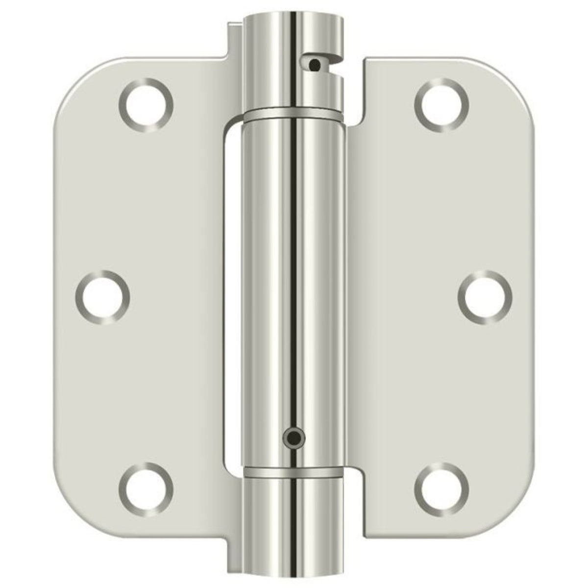 Deltana DSH35R514 Spring Hinge, Bright Nickel