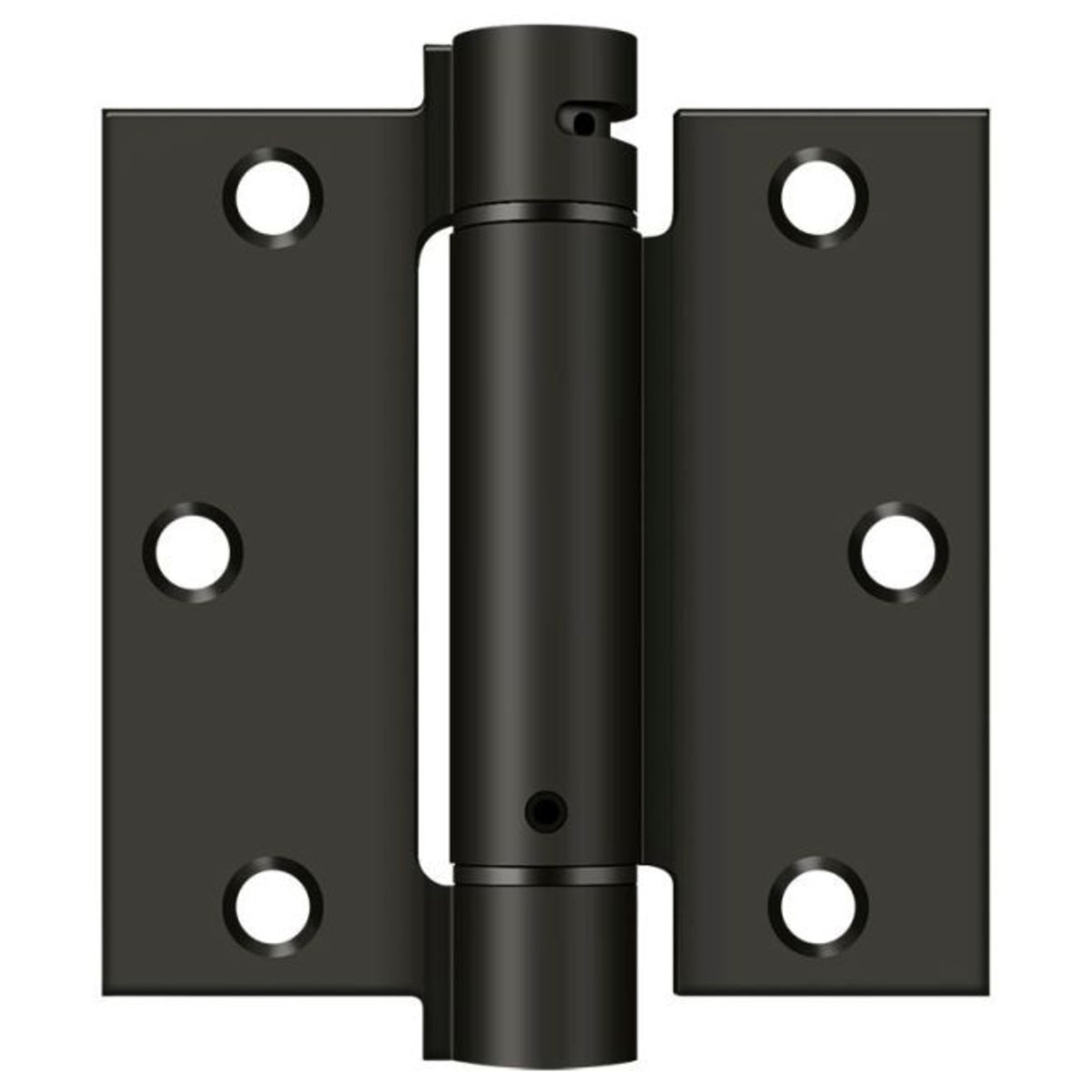 Deltana DSH35U10B Spring Hinge, Oil Rubbed Bronze, 3-1/2" x 3-1/2"