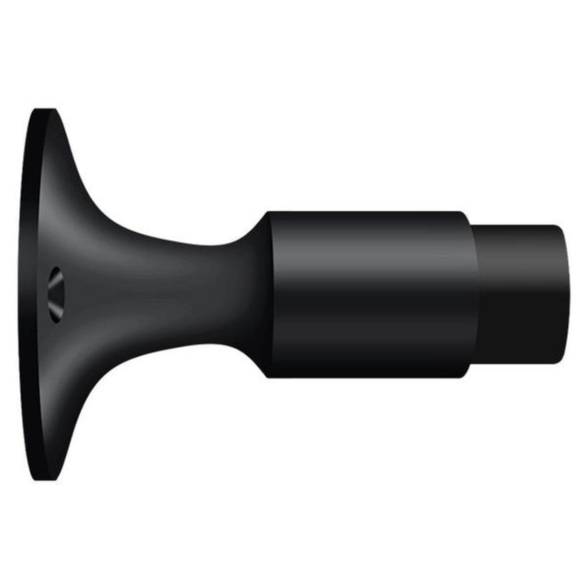 Deltana DSW325U19 Wall Mount Door Bumper, Black