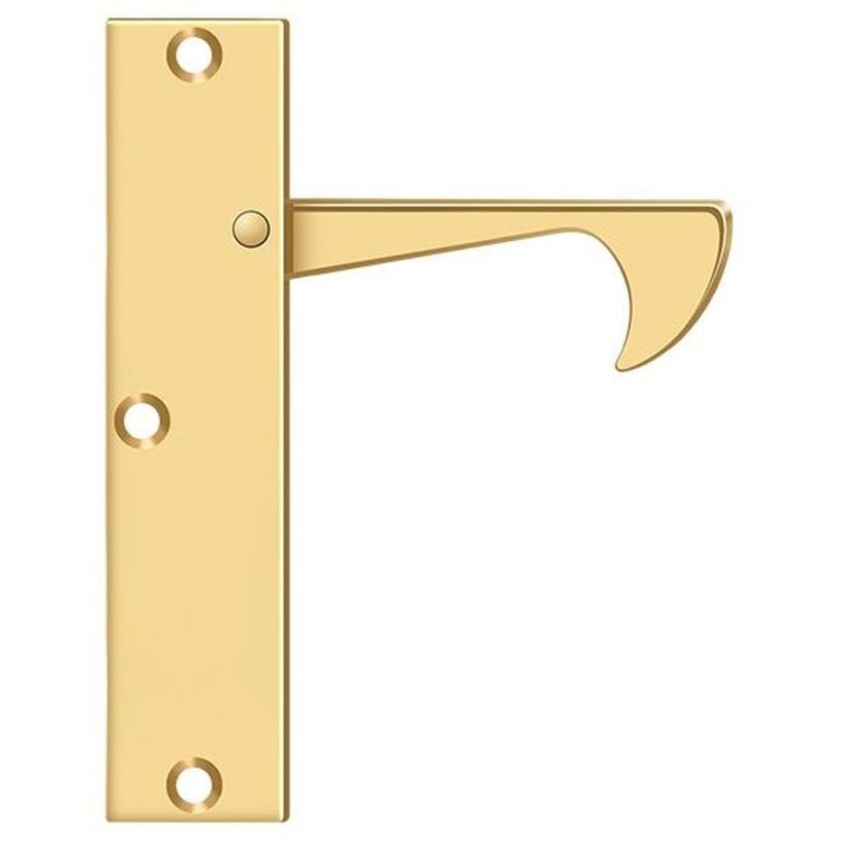 Deltana EPT425CR003 Thin Edge Pull, Lifetime Brass, 4-1/4"