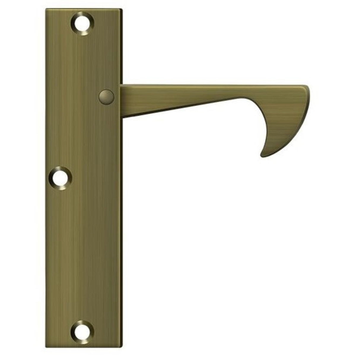 Deltana EPT425U5 Thin Edge Pull, Antique Brass, 4-1/4"