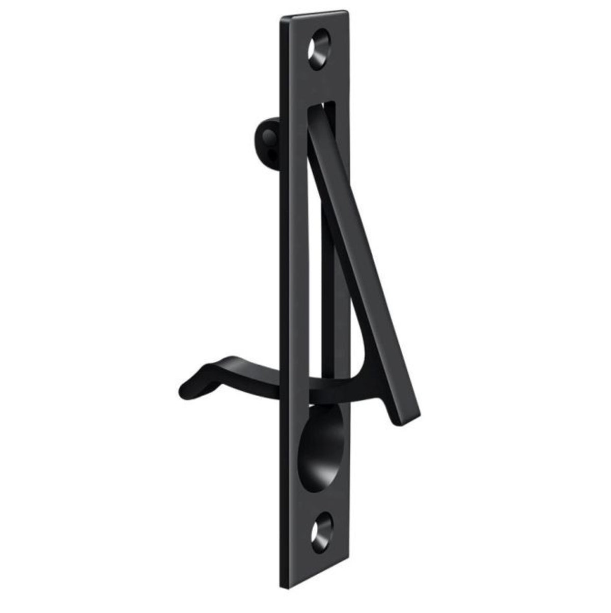 Deltana EP475U19 Edge Pull, Black, 4"