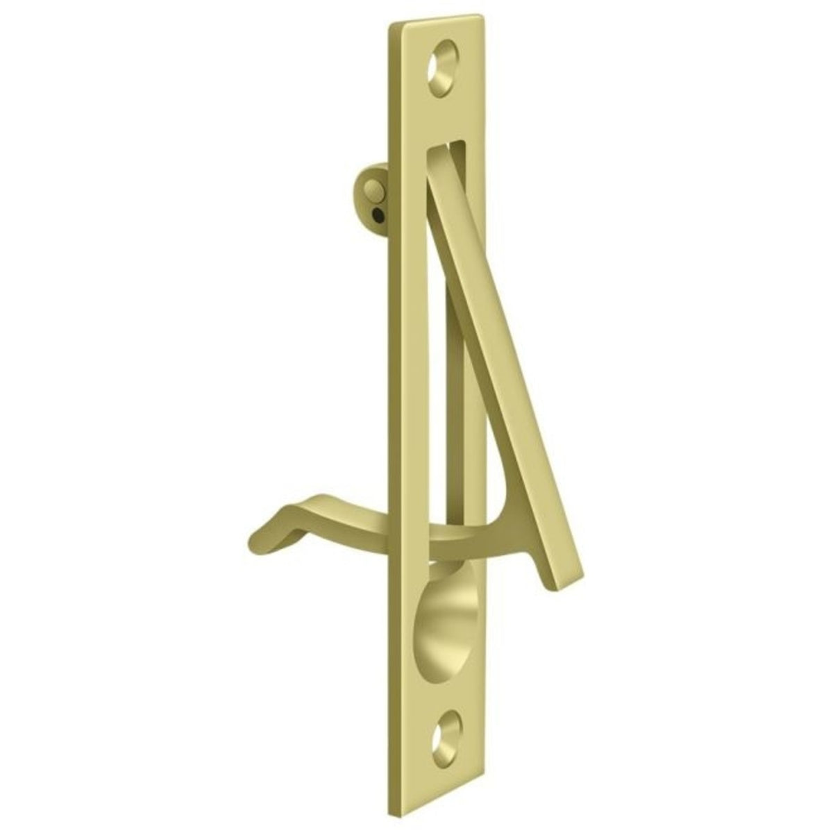 Deltana EP475U3 Edge Pull, Bright Brass, 4"