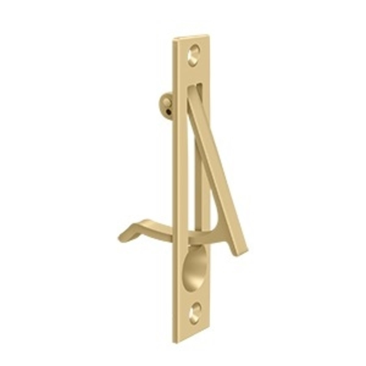 Deltana EP475U4 Edge Pull, Brushed Brass, 4"
