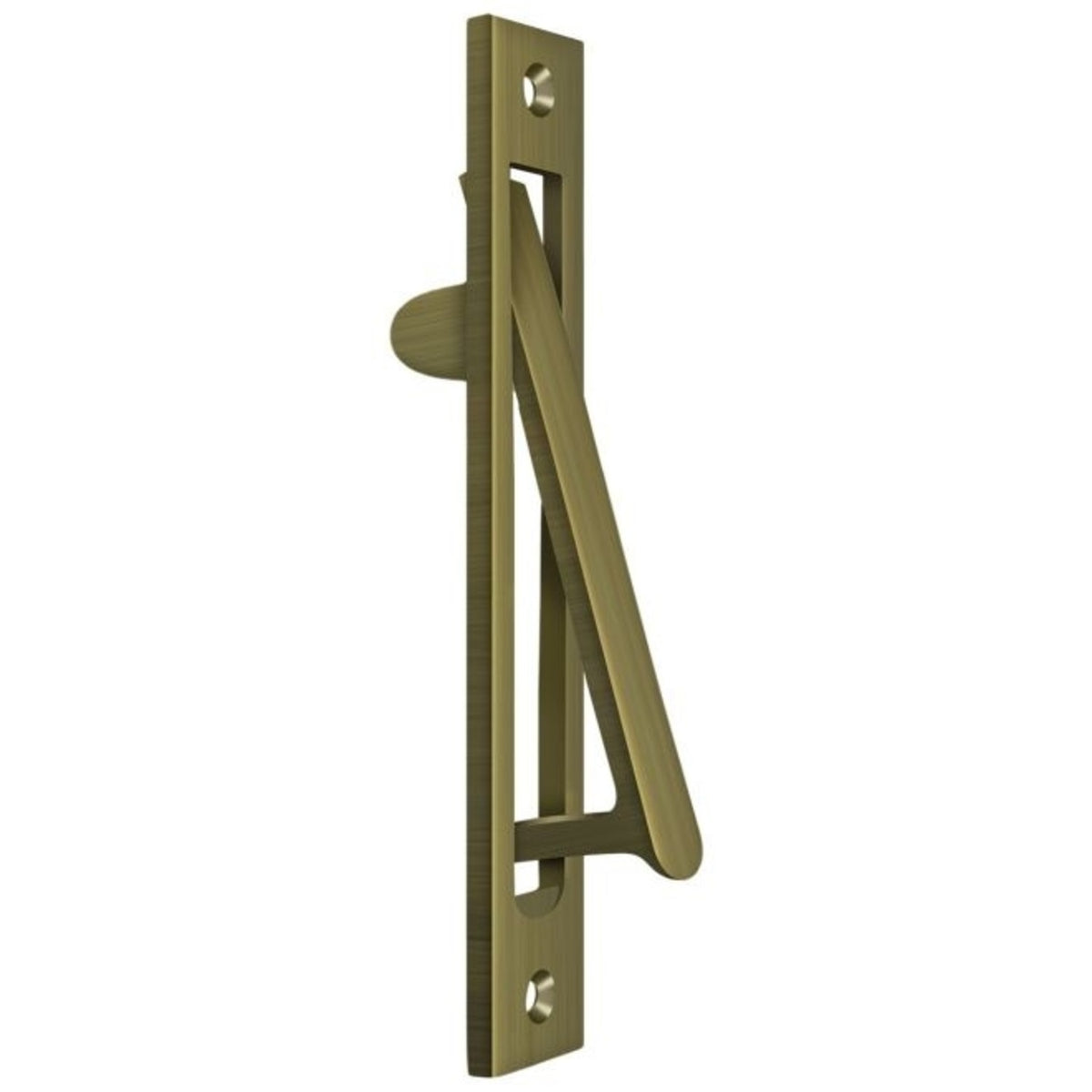 Deltana EP6125U3 Heavy Duty Edge Pull, Antique Brass, 6-1/4"