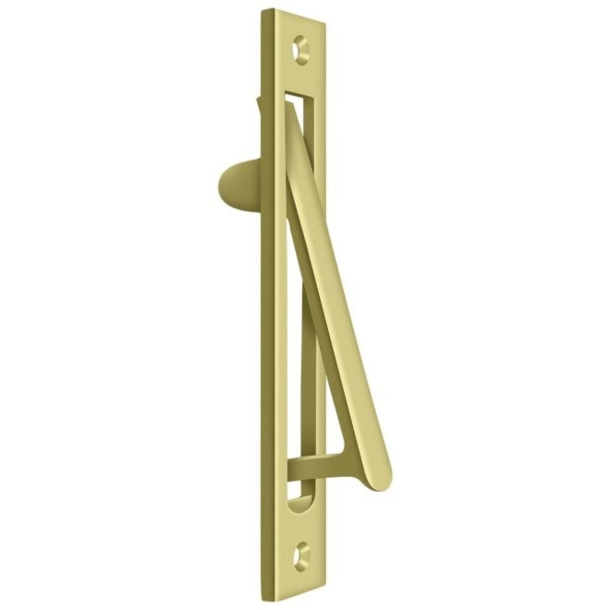 Deltana EP6125U3 Heavy Duty Edge Pull, Bright Brass, 6-1/4"