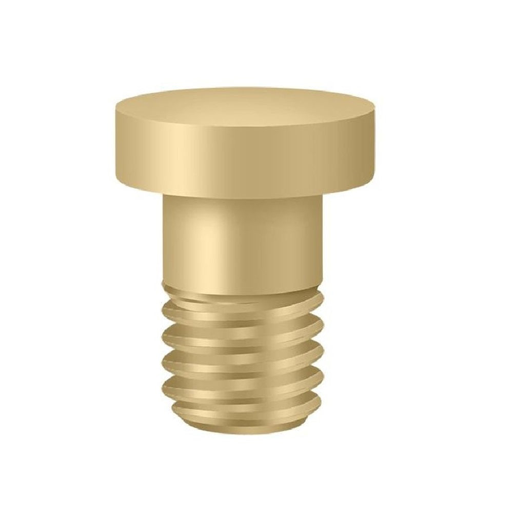 Deltana HPSS70U4 Hinge Extended Button Tip, Brushed Brass
