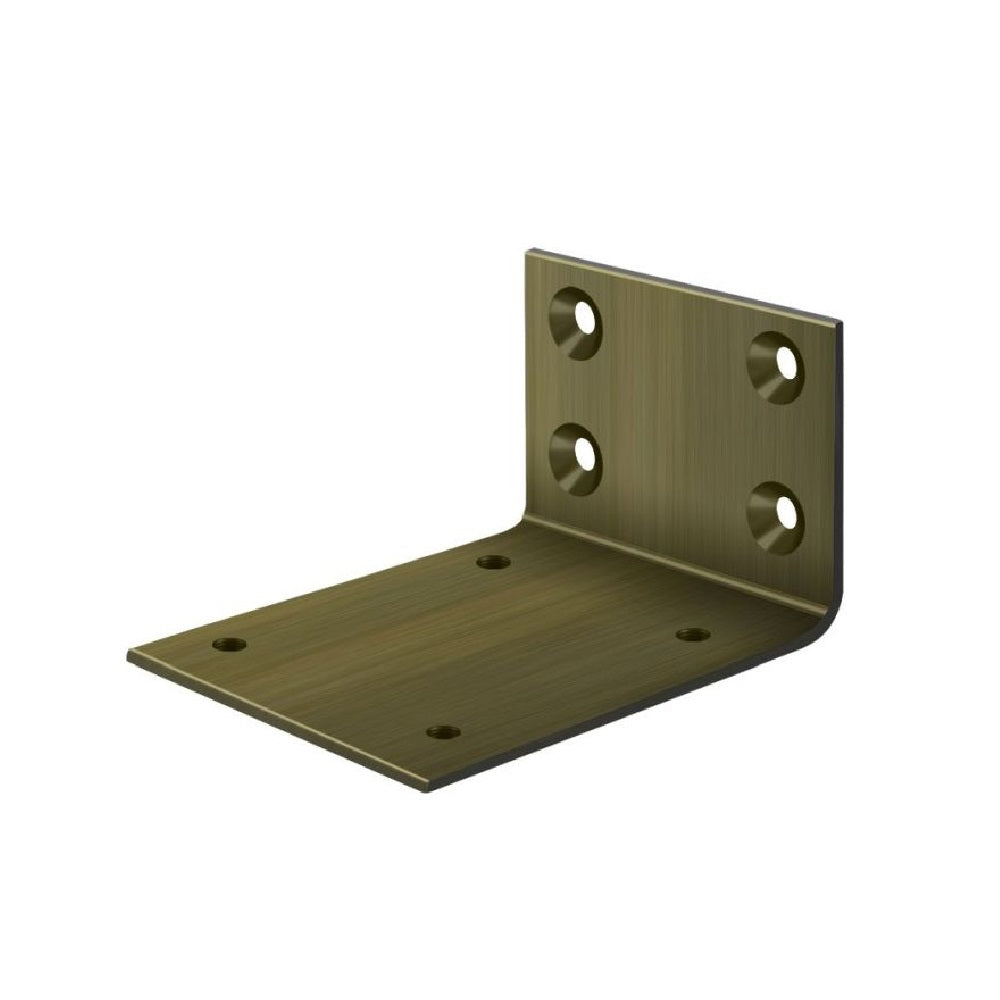 Deltana JB-DASH95U5 Jamb Bracket for DASH95, Antique Brass