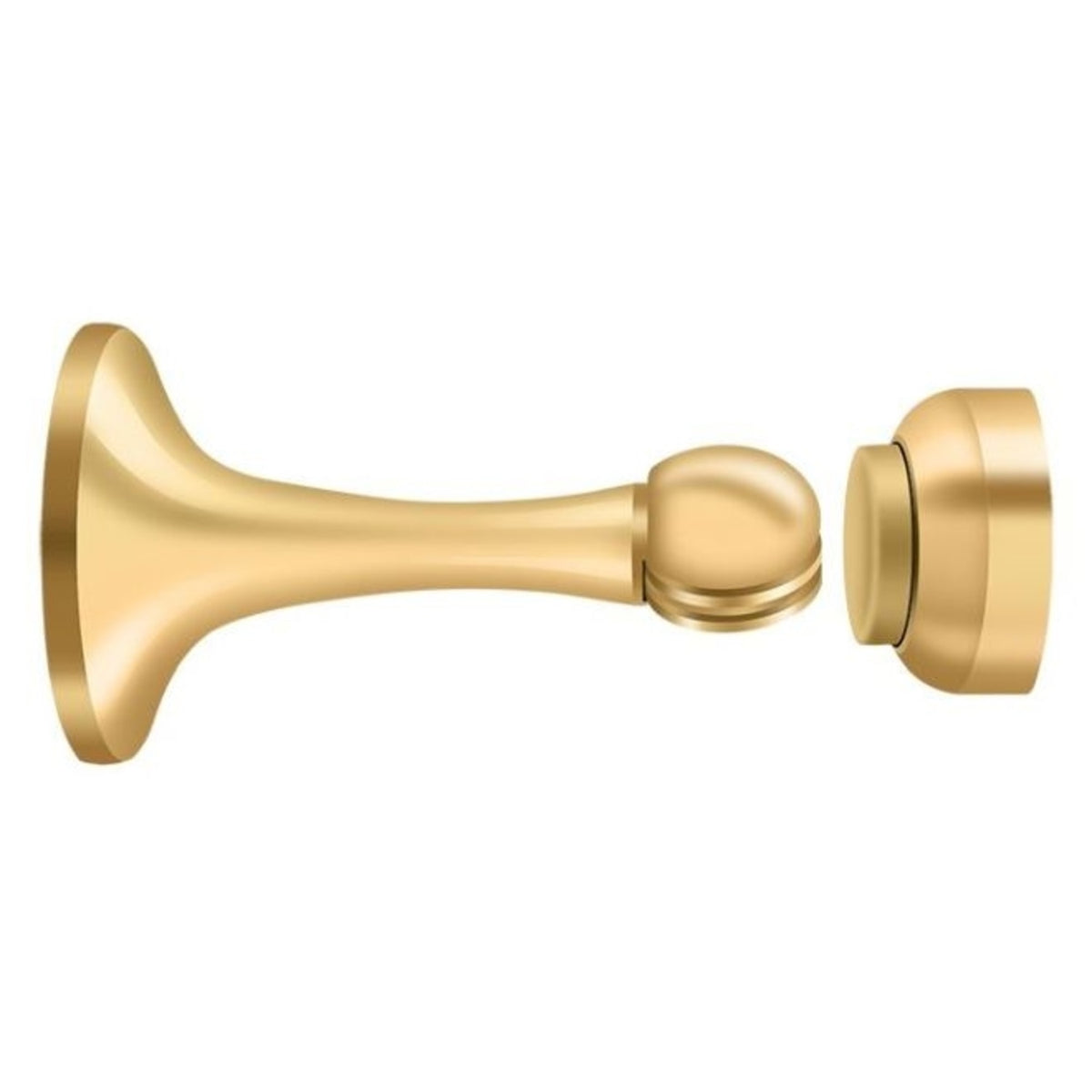 Deltana MDH30CR003 Magnetic Door Holder, Lifetime Brass, 3"