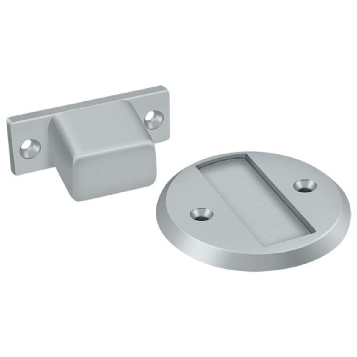 Deltana MDHF25U26D Magnetic Door Holder Flush, Satin Chrome