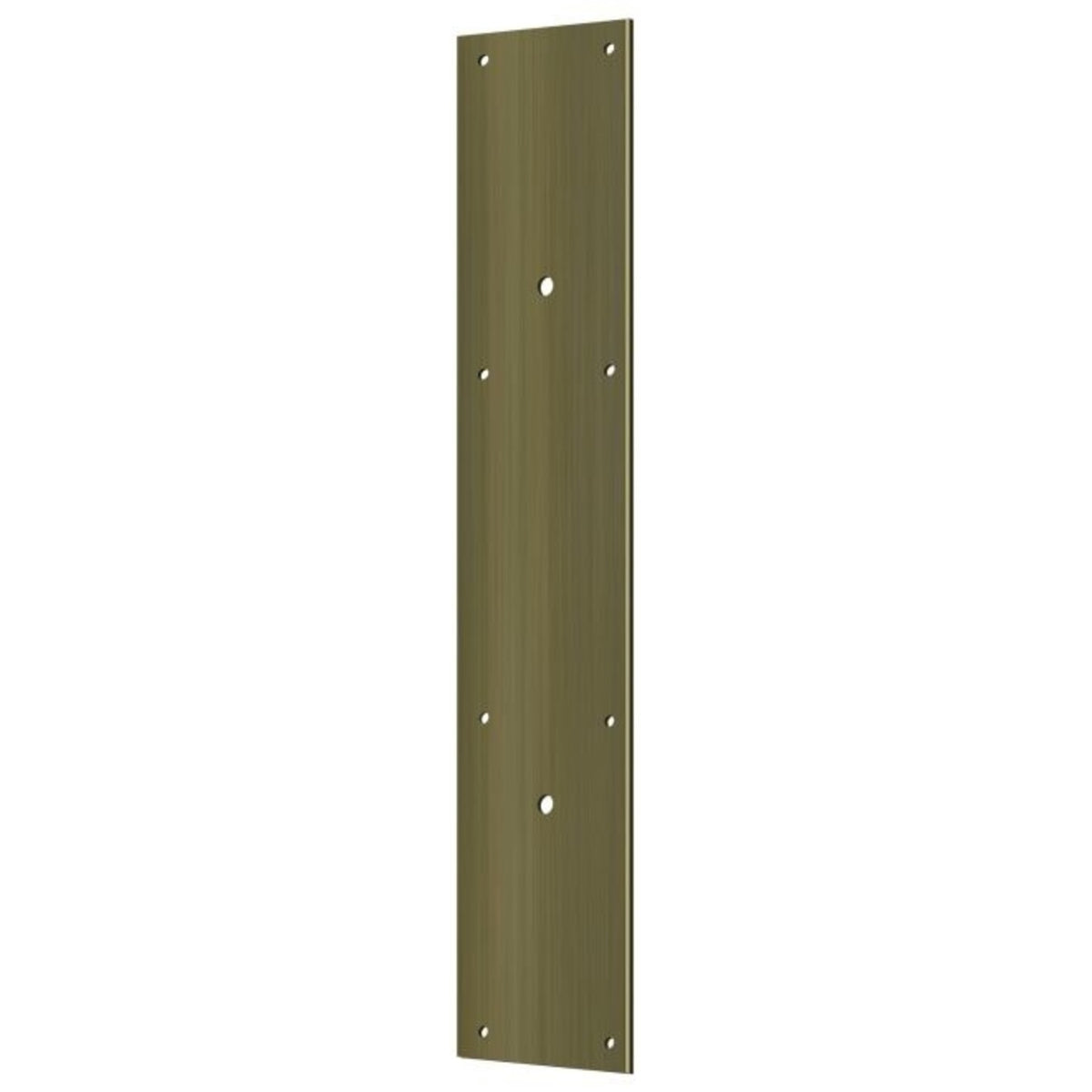 Deltana PPH3520U5 Push Plate For Door Pull, Antique Brass, 20"