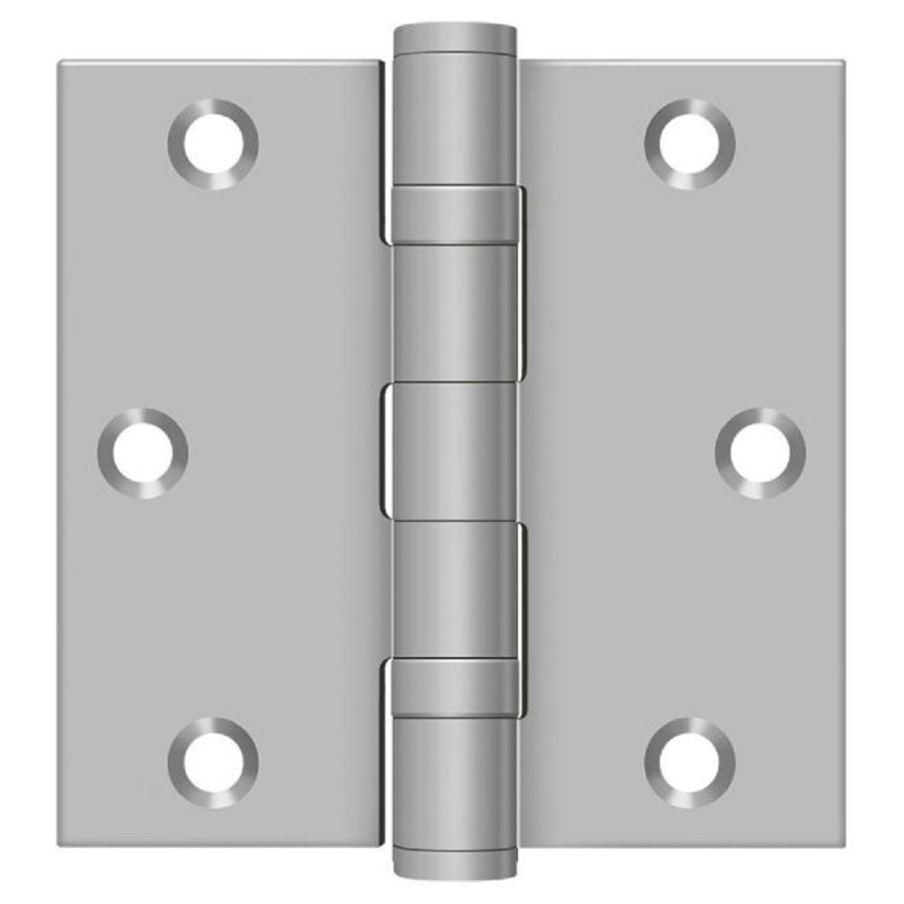 Deltana SS35BU32D Full Mortise Door Hinge, Satin Stainless Steel, 3-1/2"