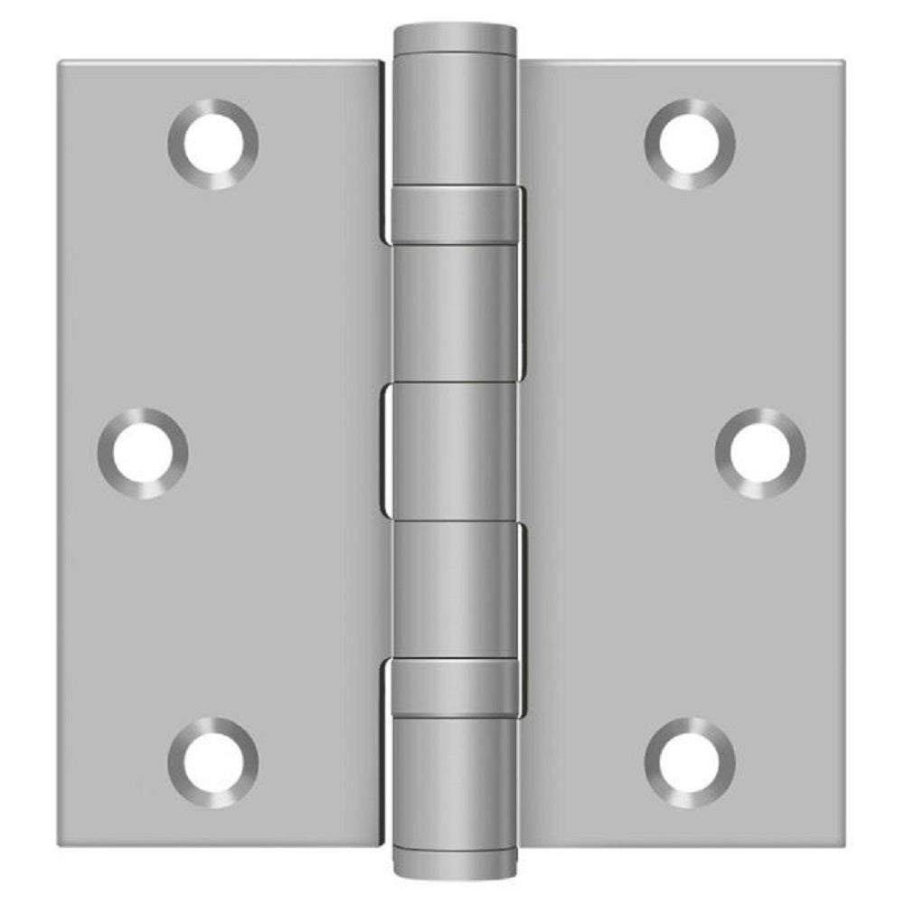 Deltana SS35BU32D-R Full Mortise Door Hinge, Satin Stainless Steel, 3-1/2"