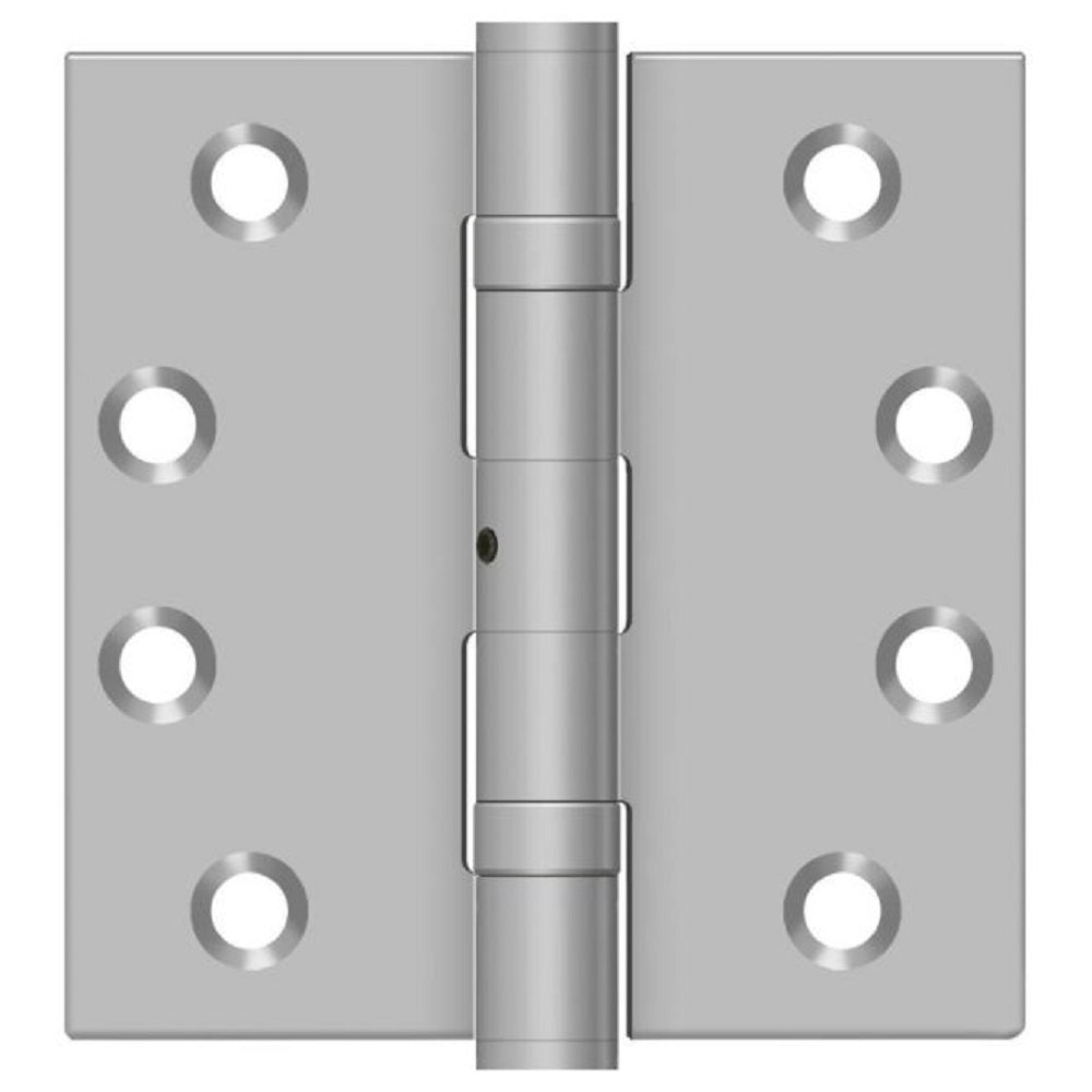 Deltana SS44NBU32D Full Mortise Door Hinge, Satin Stainless Steel, 4"