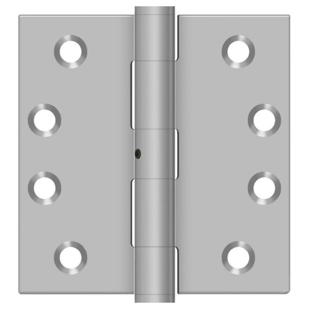 Deltana SS44NU32D Full Mortise Door Hinge, Satin Stainless Steel, 4"